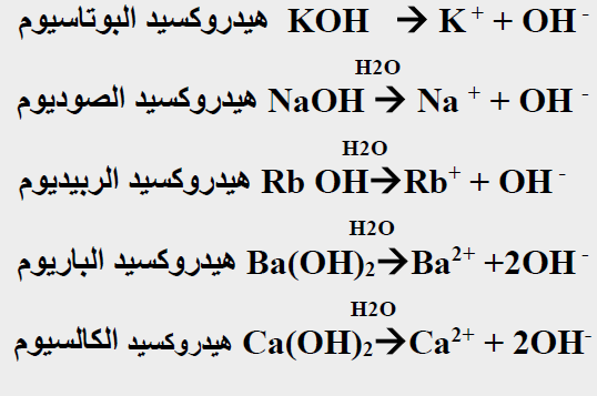 الحوامض الضعيفة