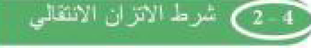 شرط الاتزان الانتقالي