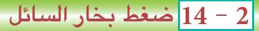 ضغط بخار السائل