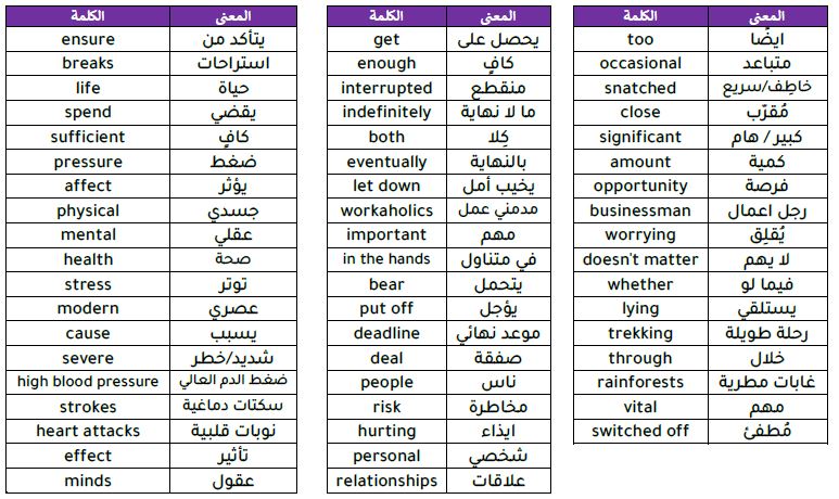 vocabulary